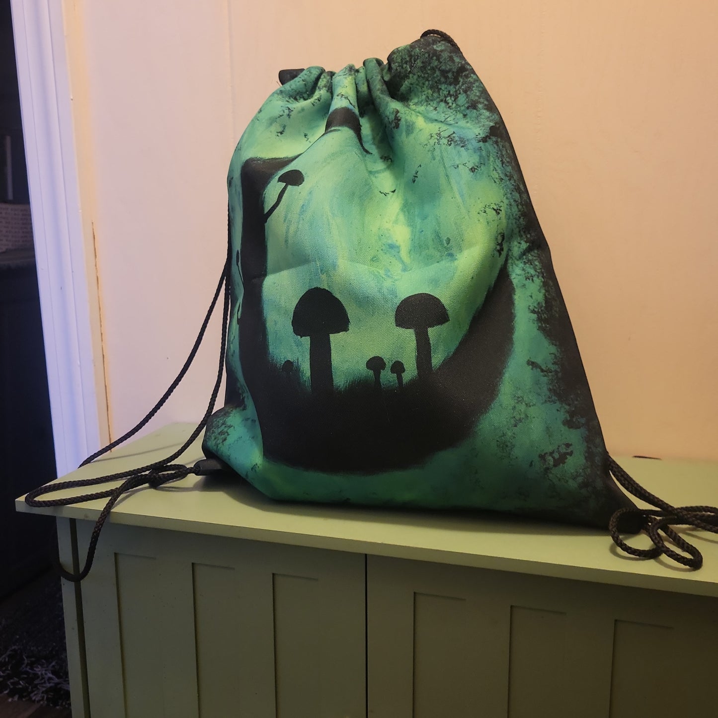Mushmoon Drawstring Bag