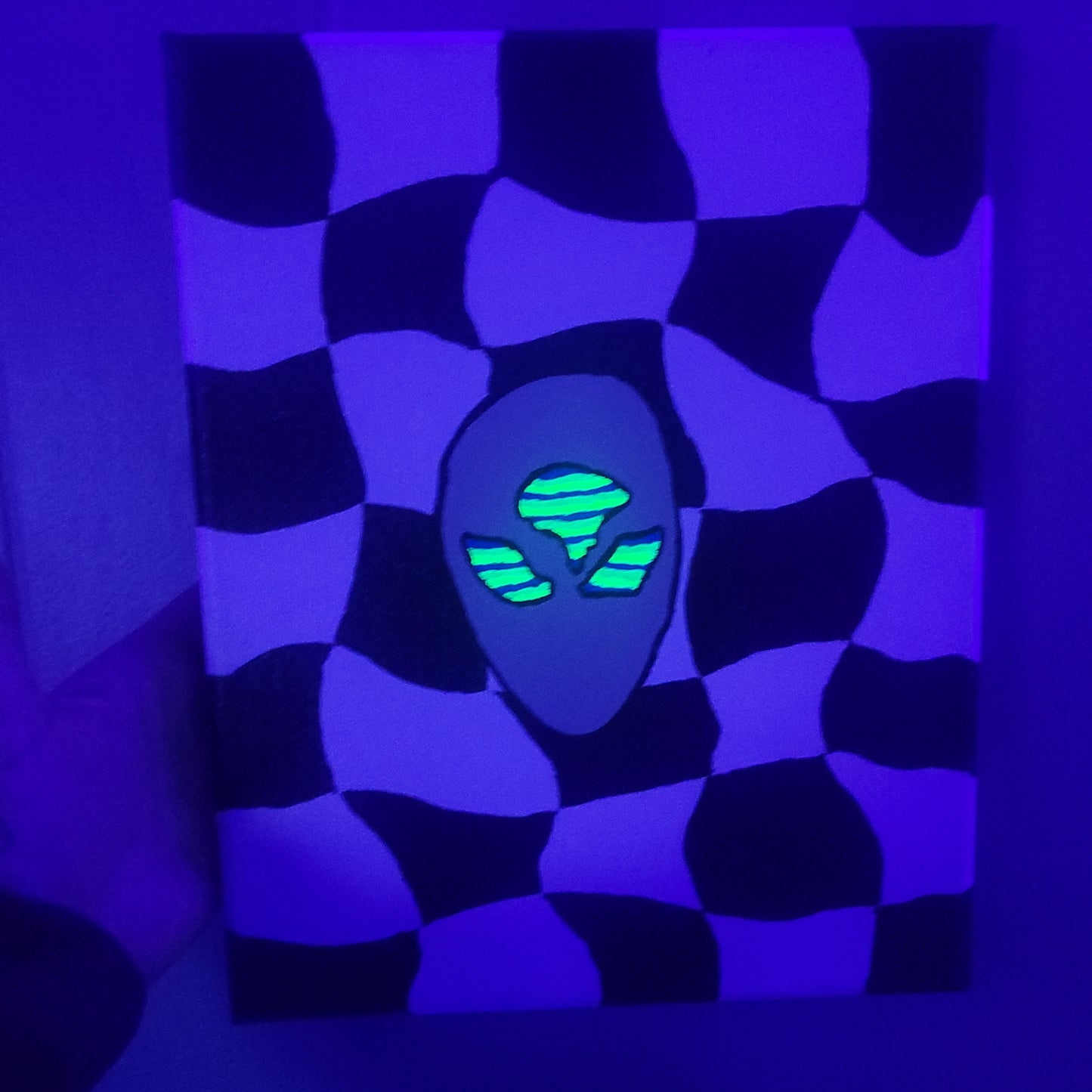 Trippy Alien Original Painting