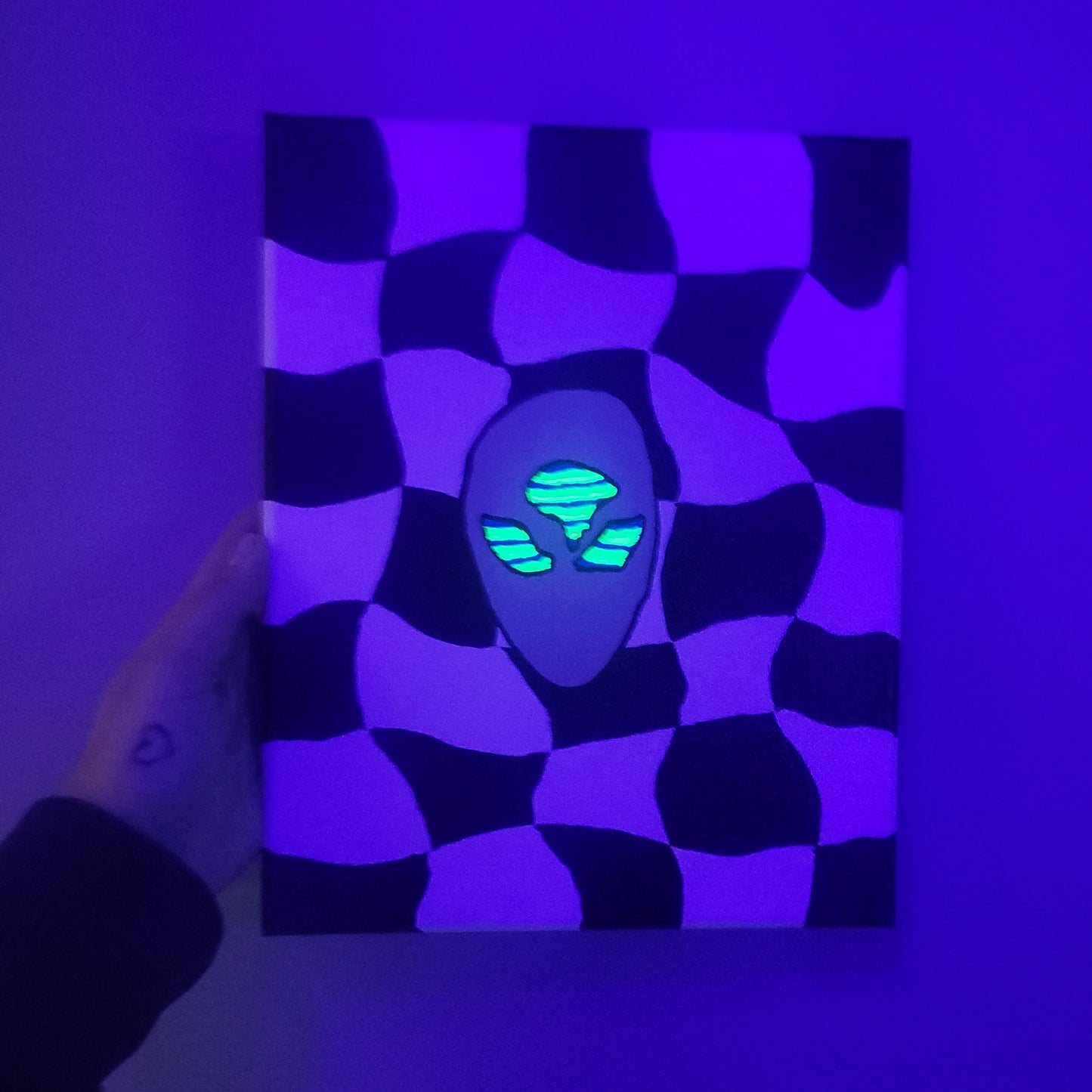 Trippy Alien Original Painting