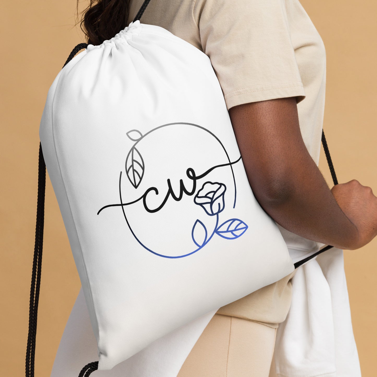 Logo Drawstring Bag