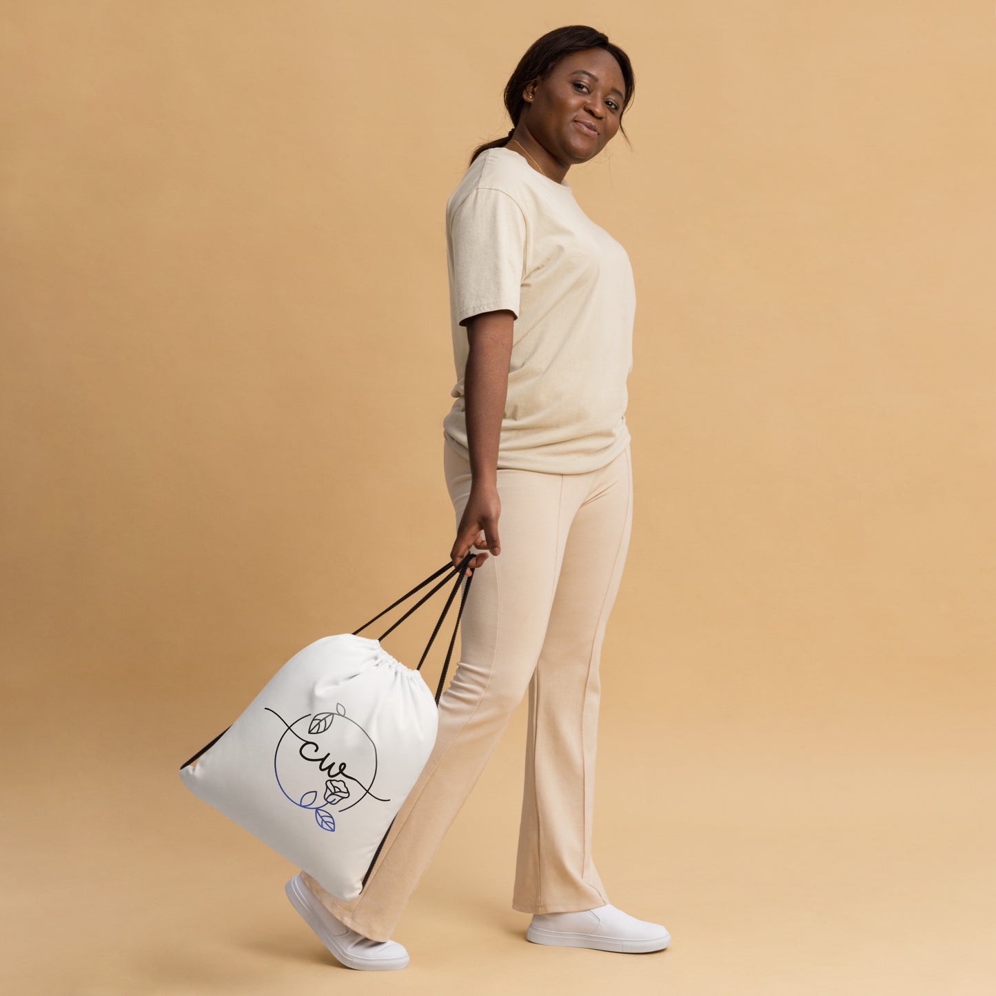 Logo Drawstring Bag