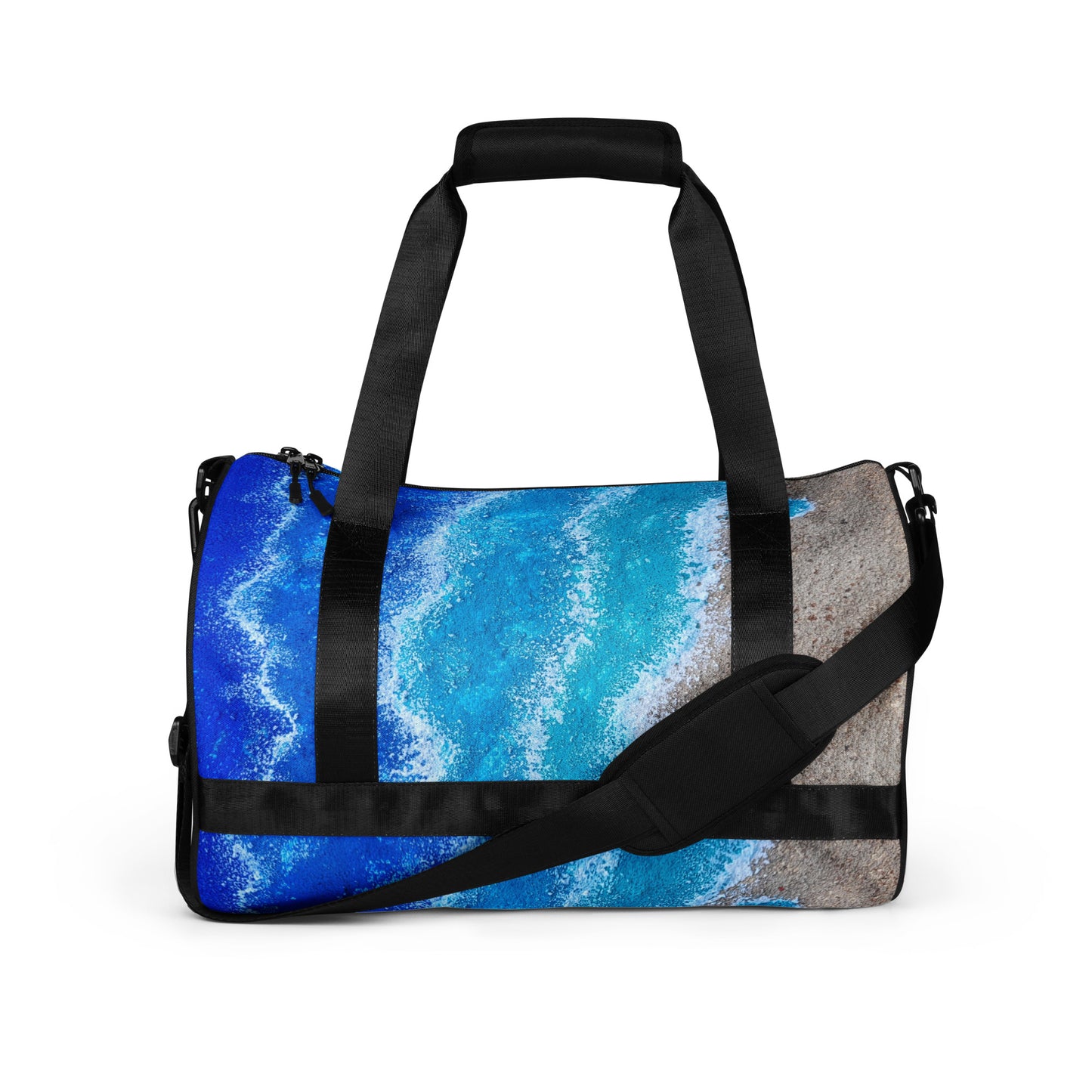 Beach All-over print gym bag