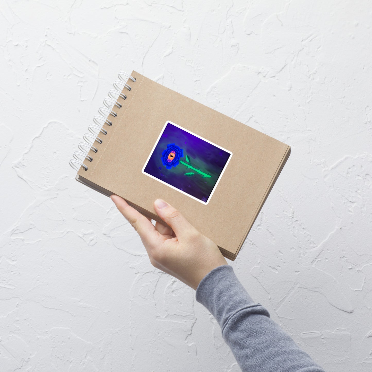 All seeing rose glow stickers