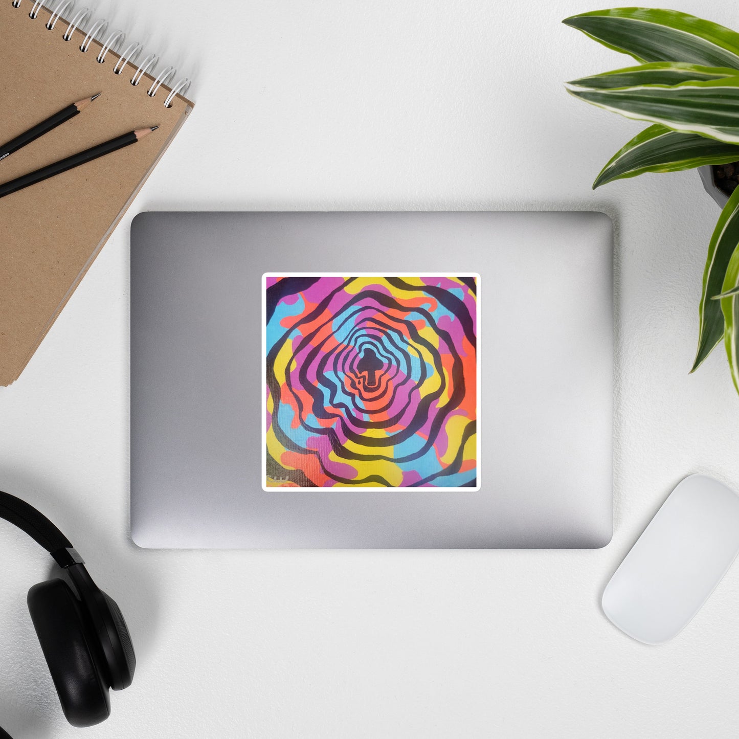 Trippy mushroom stickers