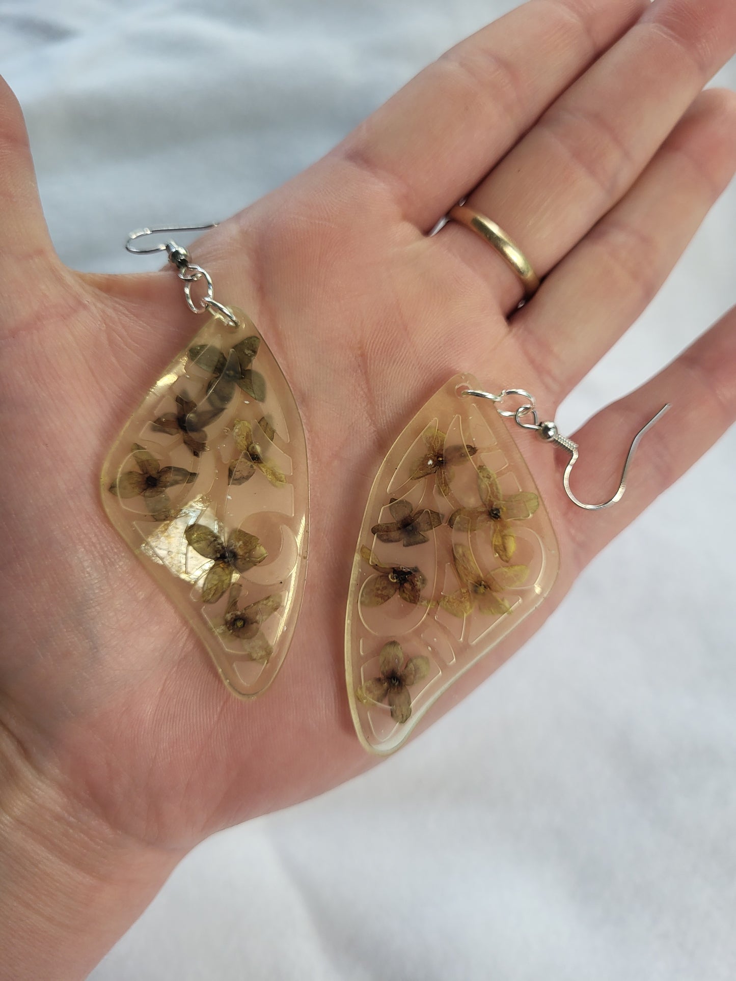 Flower Butterfly Earrings