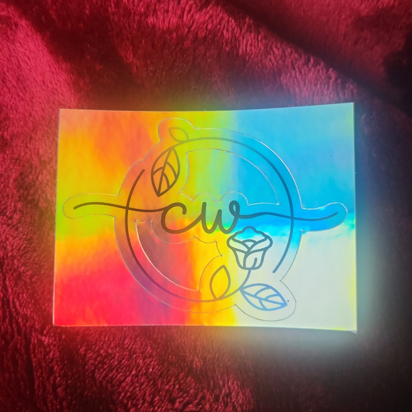 Logo Holographic Stickers