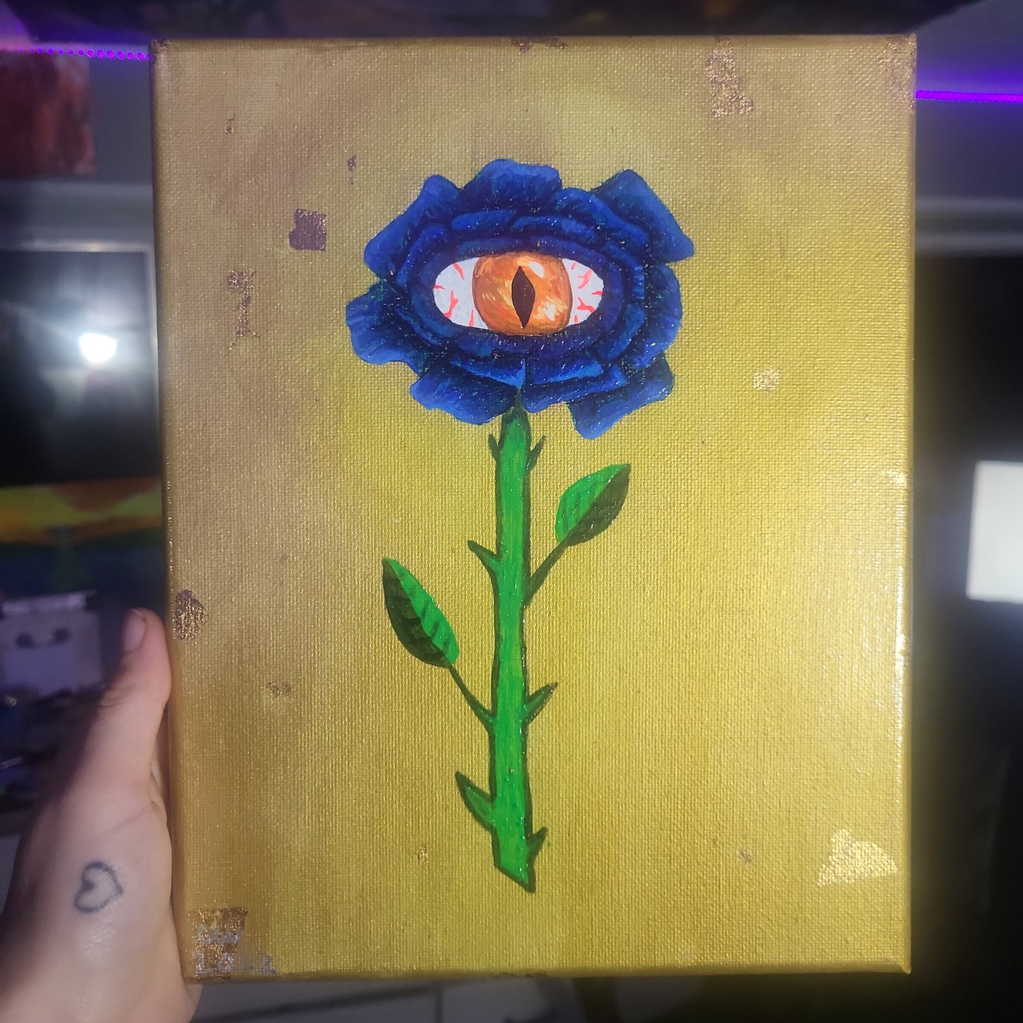 All Seeing Rose Original Painting