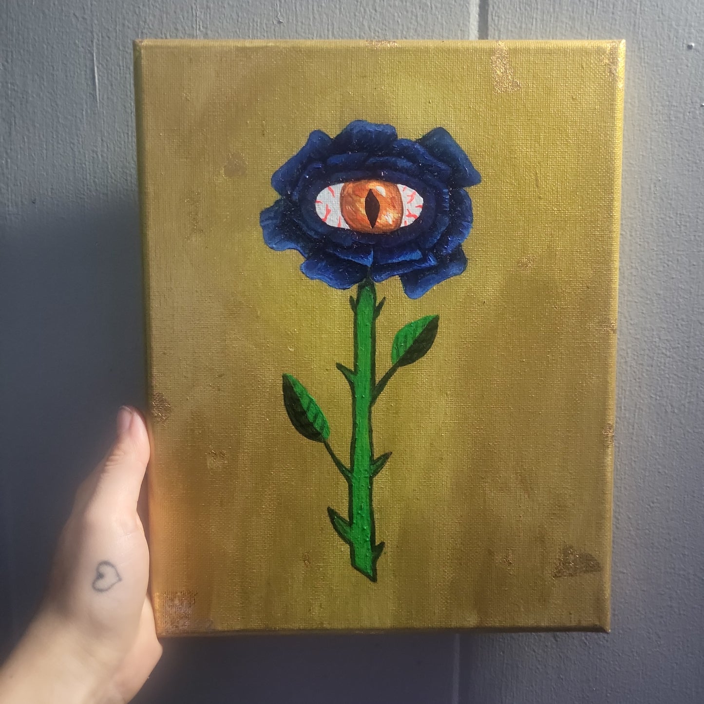 All Seeing Rose Original Painting