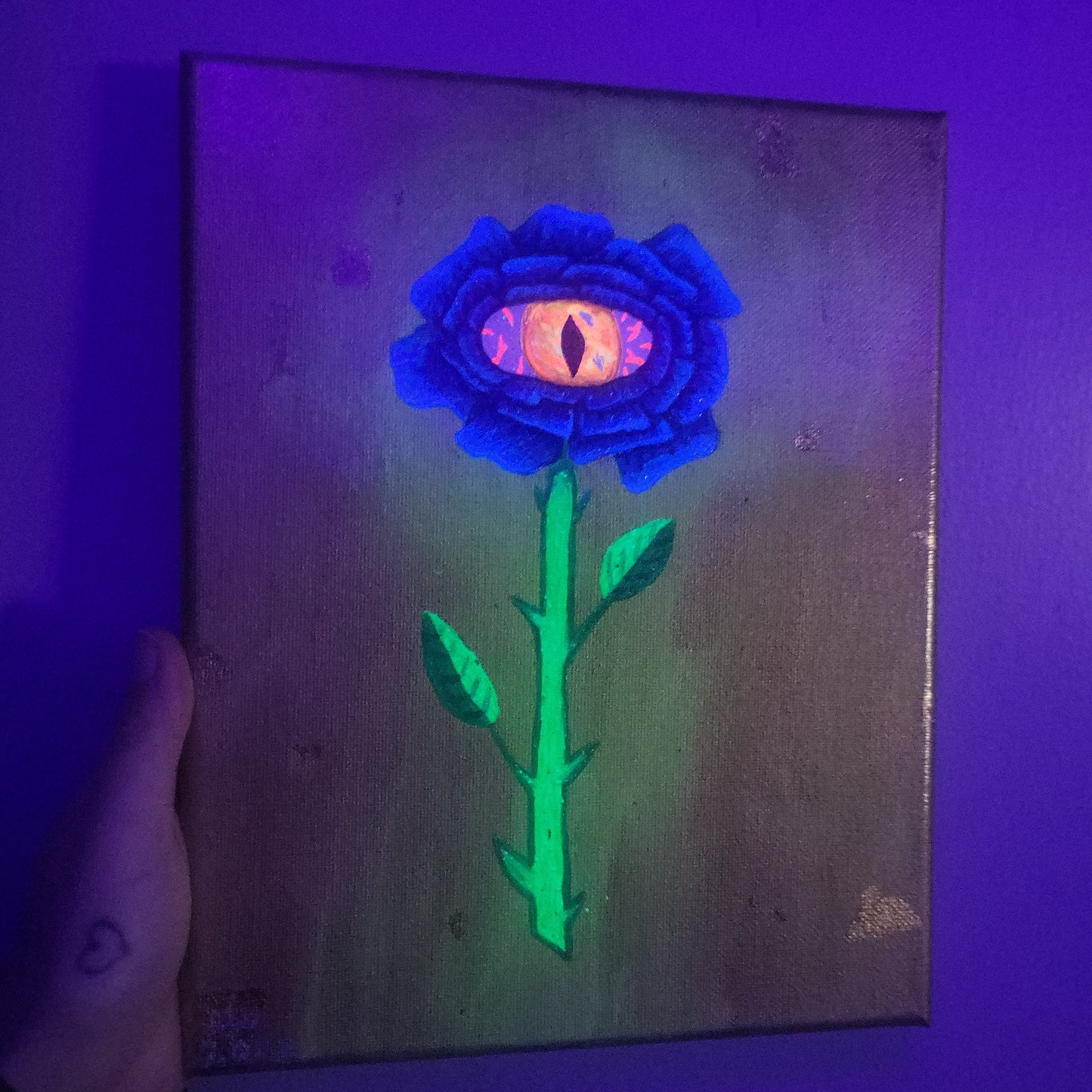 All Seeing Rose Original Painting