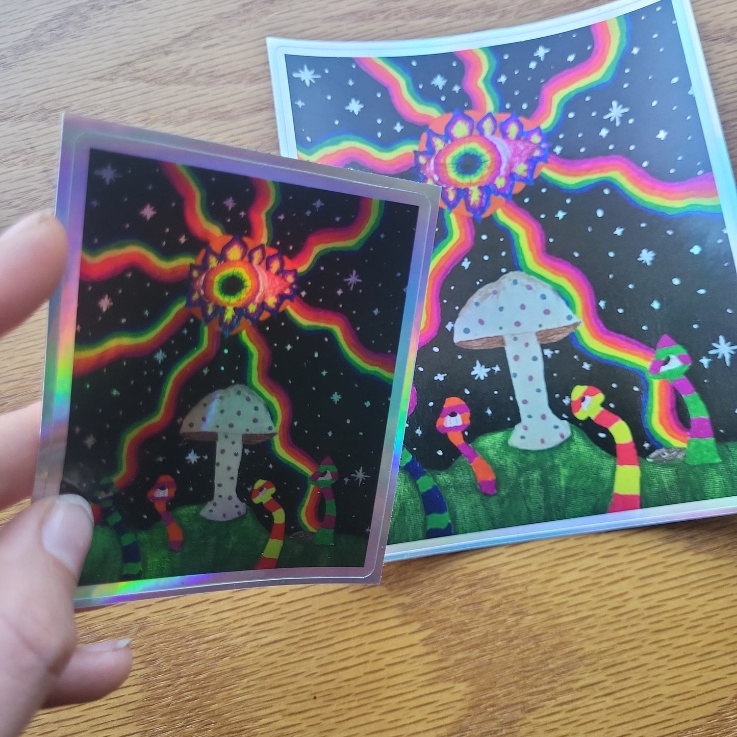 Magic Eye Holographic Stickers