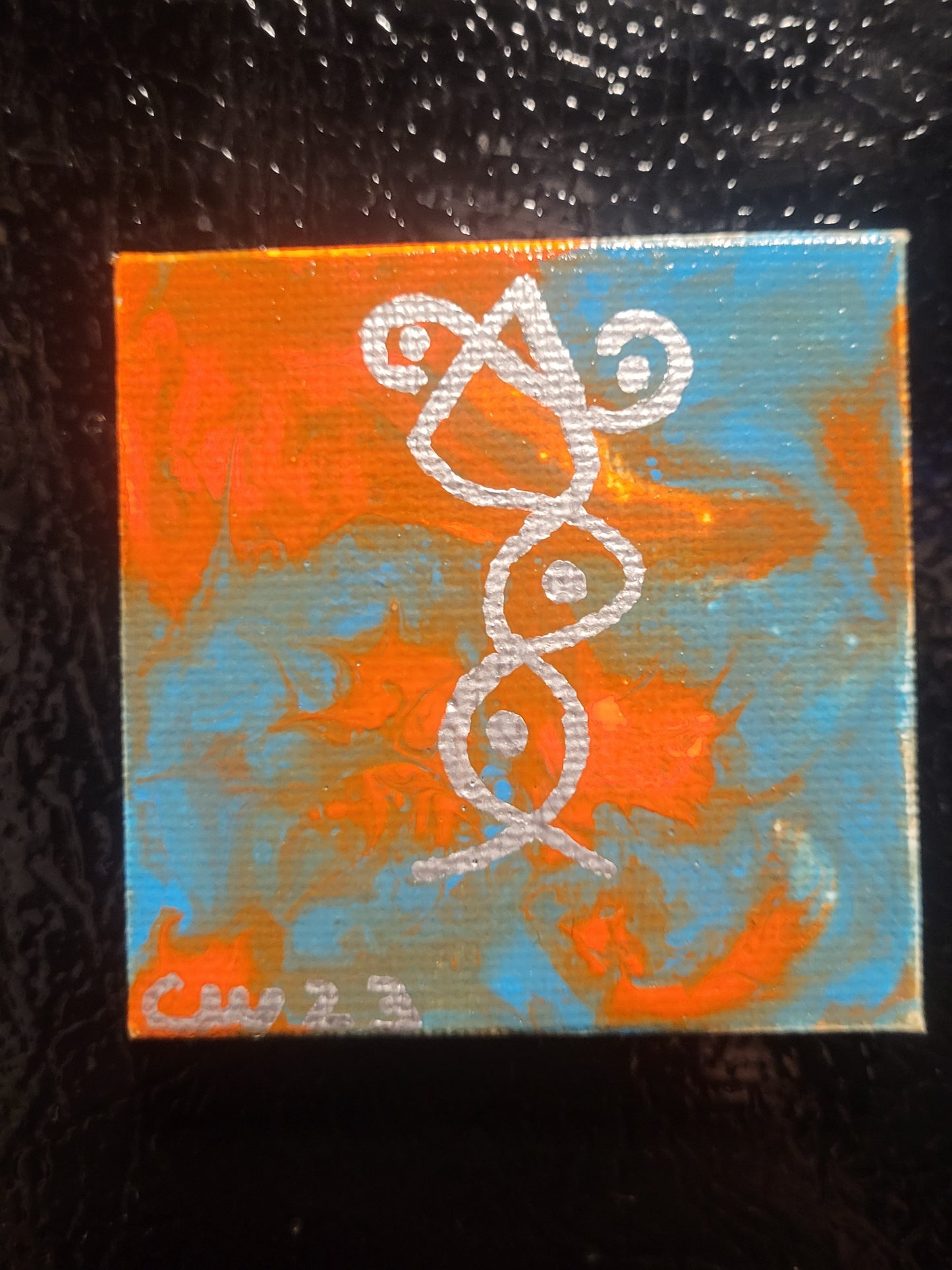 Balanced Life Rune Magnet Original Painting