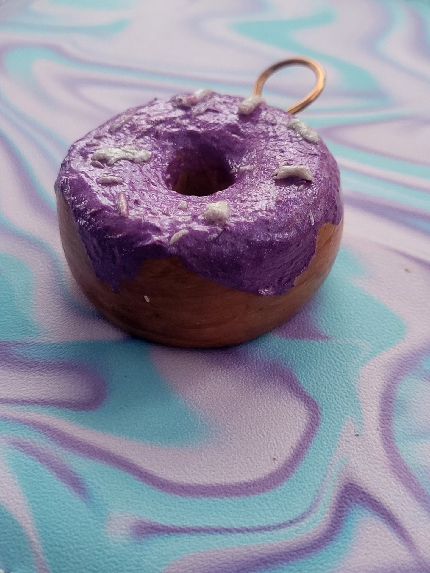 Original Purple Donut Pendant