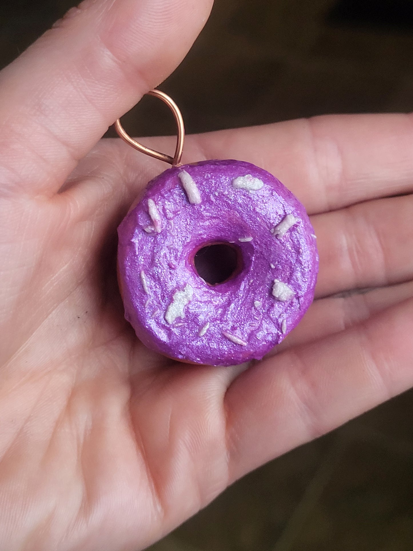 Original Purple Donut Pendant