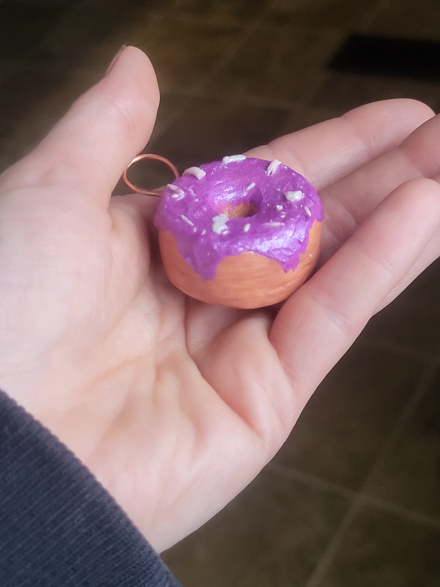 Original Purple Donut Pendant