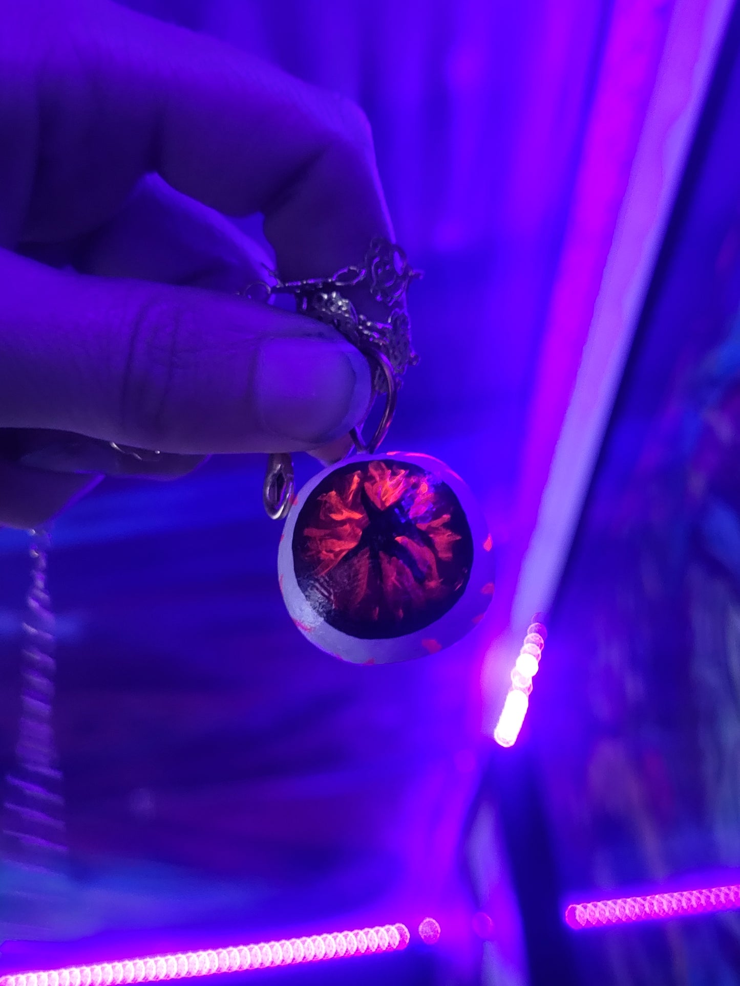 Medium Red Eye Pendant Original