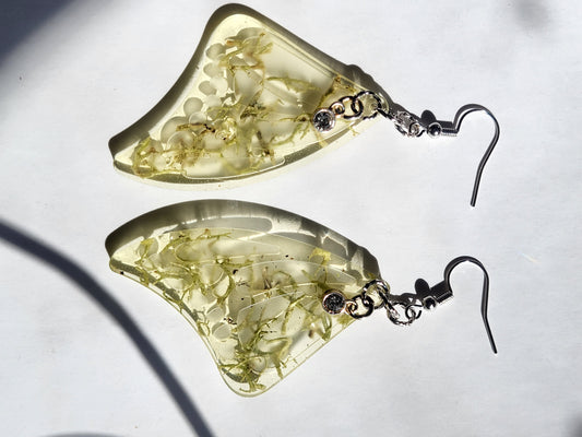 Charmed Moss Butterfly Earrings